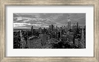Chelsea and Midtown Manhattan (BW detail) Fine Art Print
