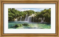 Waterfall in Krka National Park, Croatia Fine Art Print