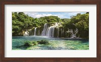 Waterfall in Krka National Park, Croatia Fine Art Print