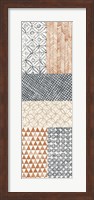 Maki Tile Panel I Warm Fine Art Print