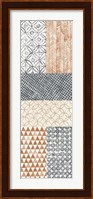 Maki Tile Panel I Warm Fine Art Print