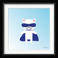 Cat Super Hero Framed Print