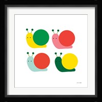 Snails Four Framed Print