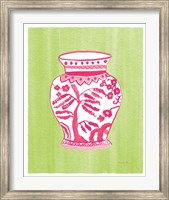 Chinoiserie IV Pink Watercolor Fine Art Print