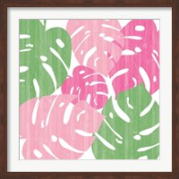 Monstera II Hot Pink Fine Art Print