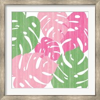 Monstera II Hot Pink Fine Art Print