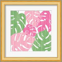 Monstera II Hot Pink Fine Art Print