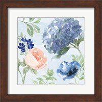 Coastline Botanical III Blue Fine Art Print