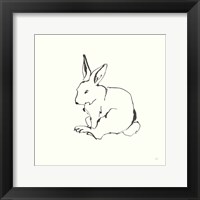 Line Bunny I Fine Art Print