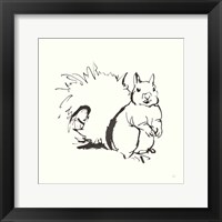 Line Squirrel Fine Art Print