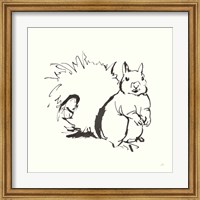 Line Squirrel Fine Art Print