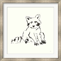 Line Raccoon Fine Art Print