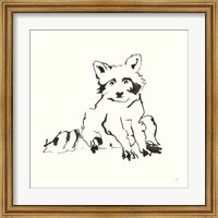 Line Raccoon Fine Art Print