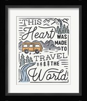 Adventurous VI Framed Print