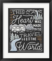 Adventurous VI Black Framed Print