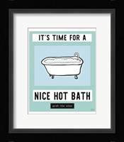 Hot Bath Framed Print