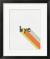 Rainbow Words IV Framed Print