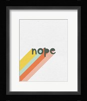 Rainbow Words III Framed Print