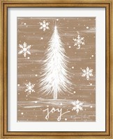 Joy Christmas Tree Fine Art Print