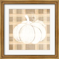 Plaid Pumpkin I Fine Art Print