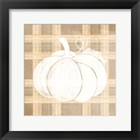 Plaid Pumpkin I Fine Art Print