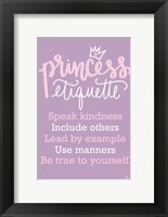 Princess Etiquette Fine Art Print