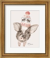 Cozy Pig Fine Art Print