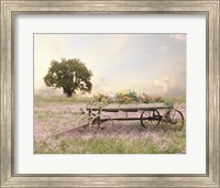 Flower Wagon at Sunset Fine Art Print