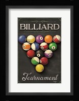 Billiards Tournament Framed Print