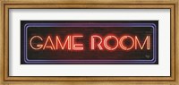 Game Room Neon Sign Fine Art Print