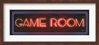 Game Room Neon Sign Fine Art Print