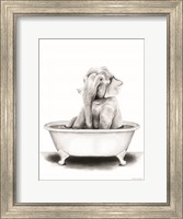 Elephant in Tub Fine Art Print