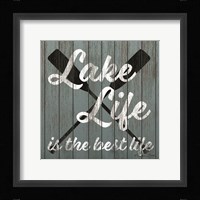 Lake Life Framed Print