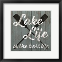 Lake Life Framed Print
