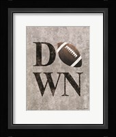 Football DOWN Framed Print