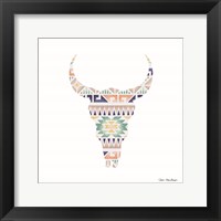 Aztec Cow Head Fine Art Print