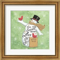 Fill the Season Snowman Fine Art Print