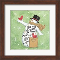 Fill the Season Snowman Fine Art Print