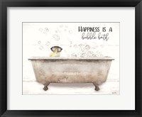 Happiness Bubble Bath Fine Art Print