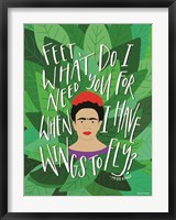 Frida - Wings to Fly Fine Art Print