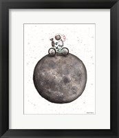 Bike on Moon Fine Art Print