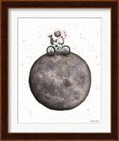 Bike on Moon Fine Art Print