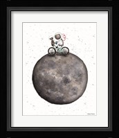 Bike on Moon Fine Art Print