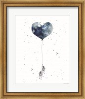 Heart on Balloon Fine Art Print