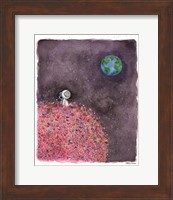 Sitting on a Flower Moon Fine Art Print