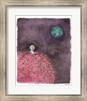 Sitting on a Flower Moon Fine Art Print