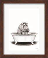 Hippo in Tub Fine Art Print