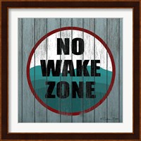 No Wake Zone Fine Art Print