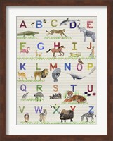 Alphabet Animals Fine Art Print