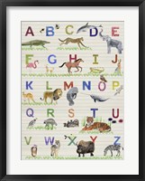 Alphabet Animals Fine Art Print